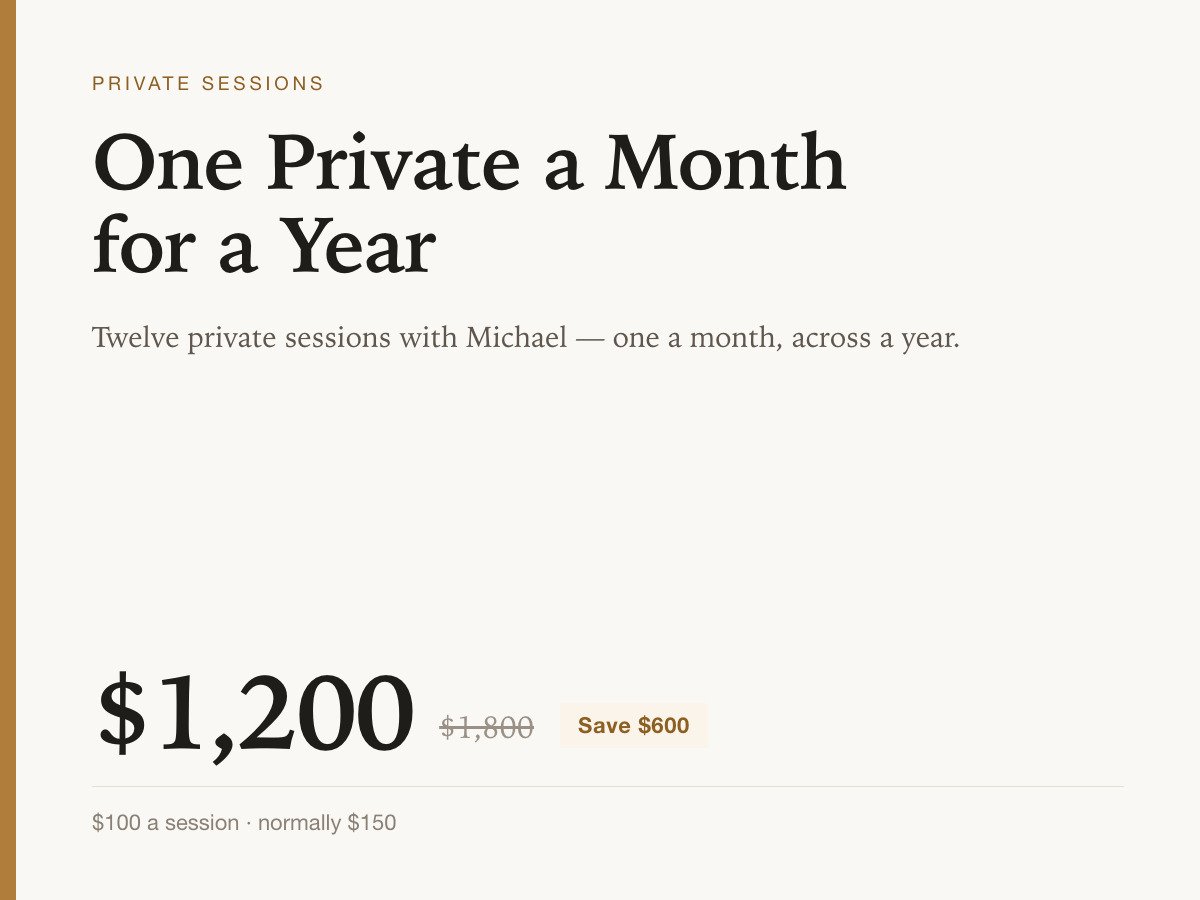 One Private a Month for a Year